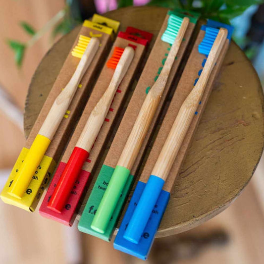 Child and Adult Bamboo Toothbrush