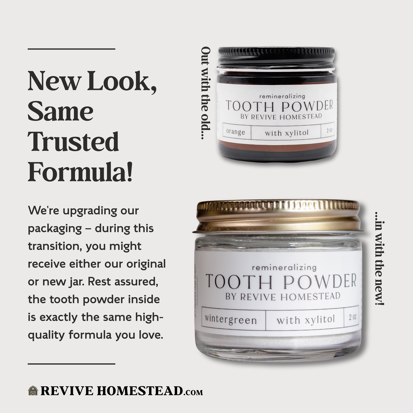 CC Mineral Tooth Powder with Natural Hydroxyapatite + Xylitol