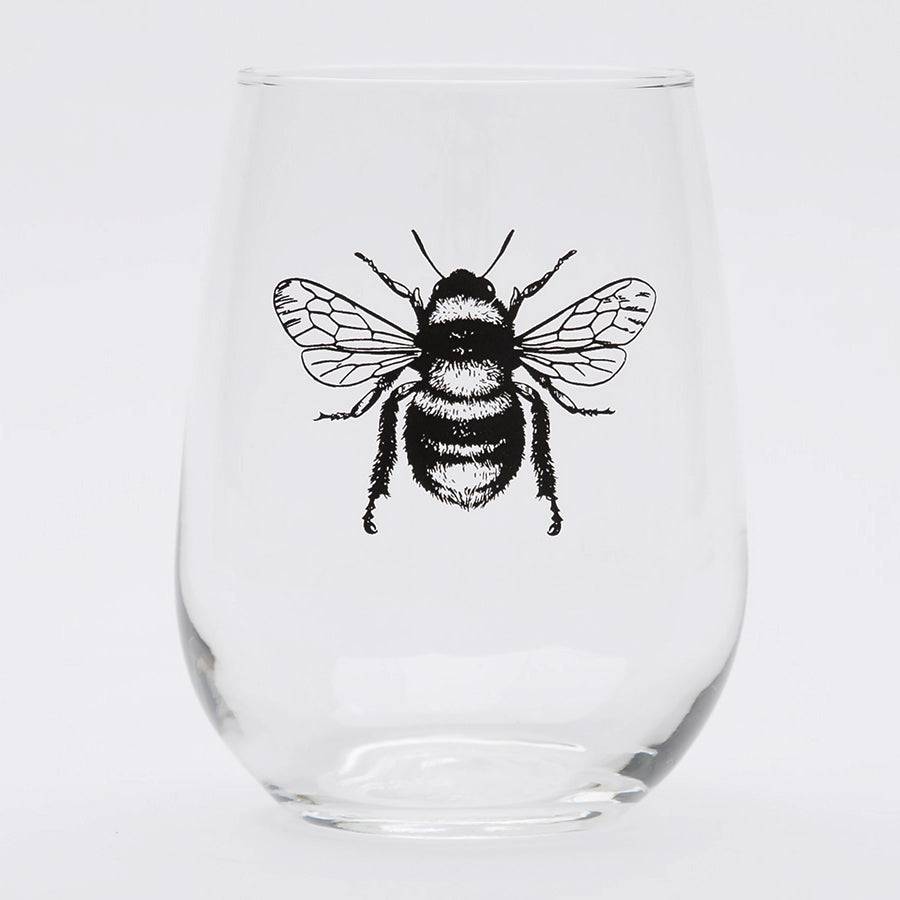 Bee Wine Glass