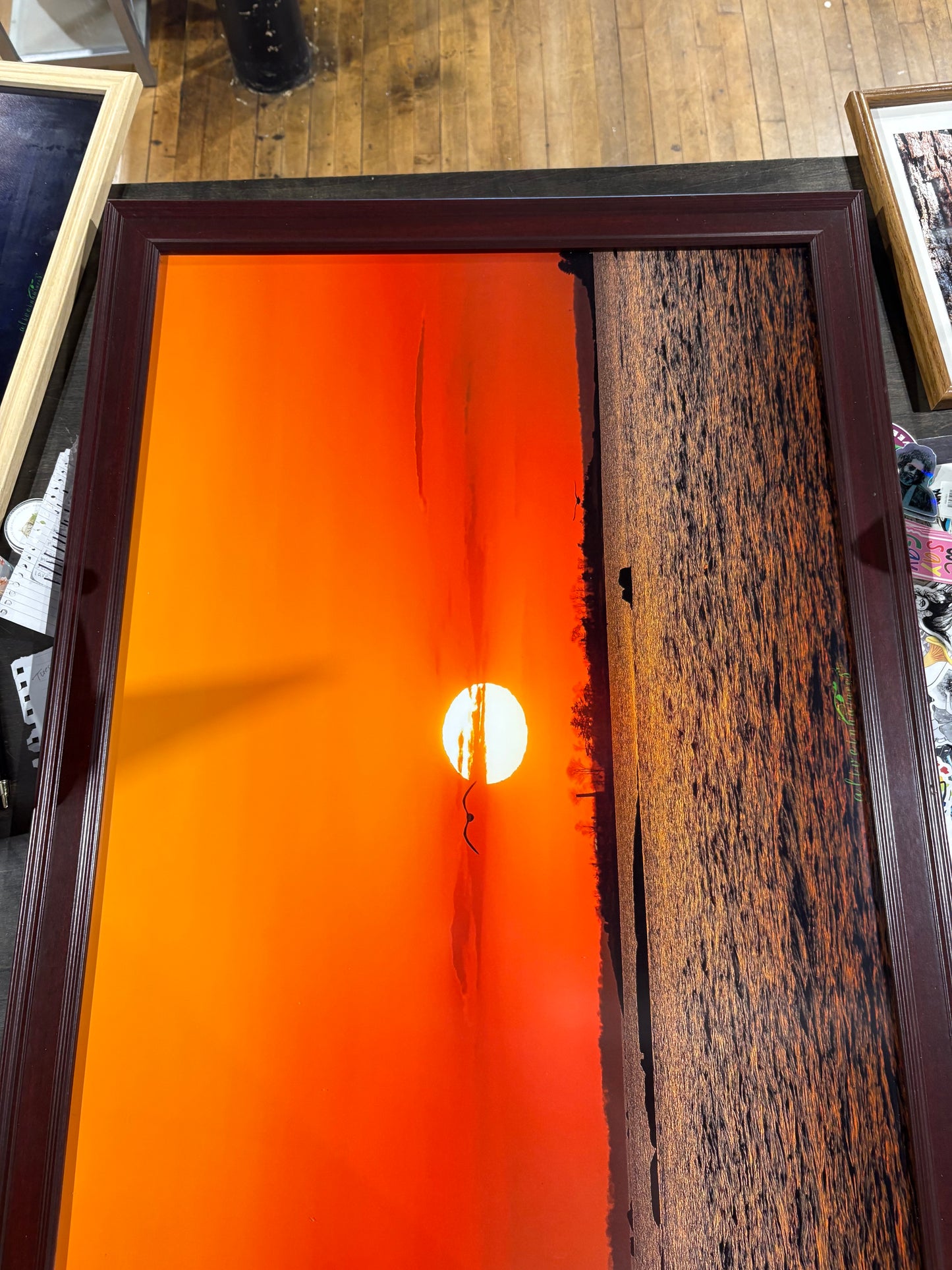 RPP Large Framed Sunset Print