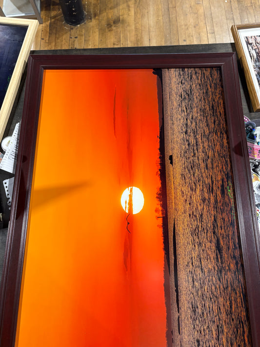 RPP Large Framed Sunset Print