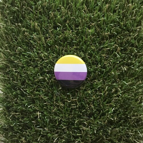 Pride Flag Pin - Double Denim Dude