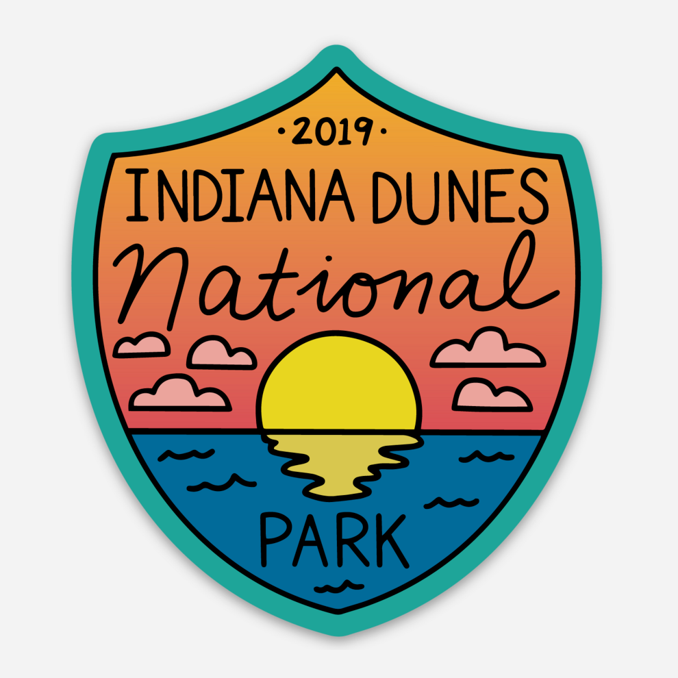 State Park Stickers by Jean Elise