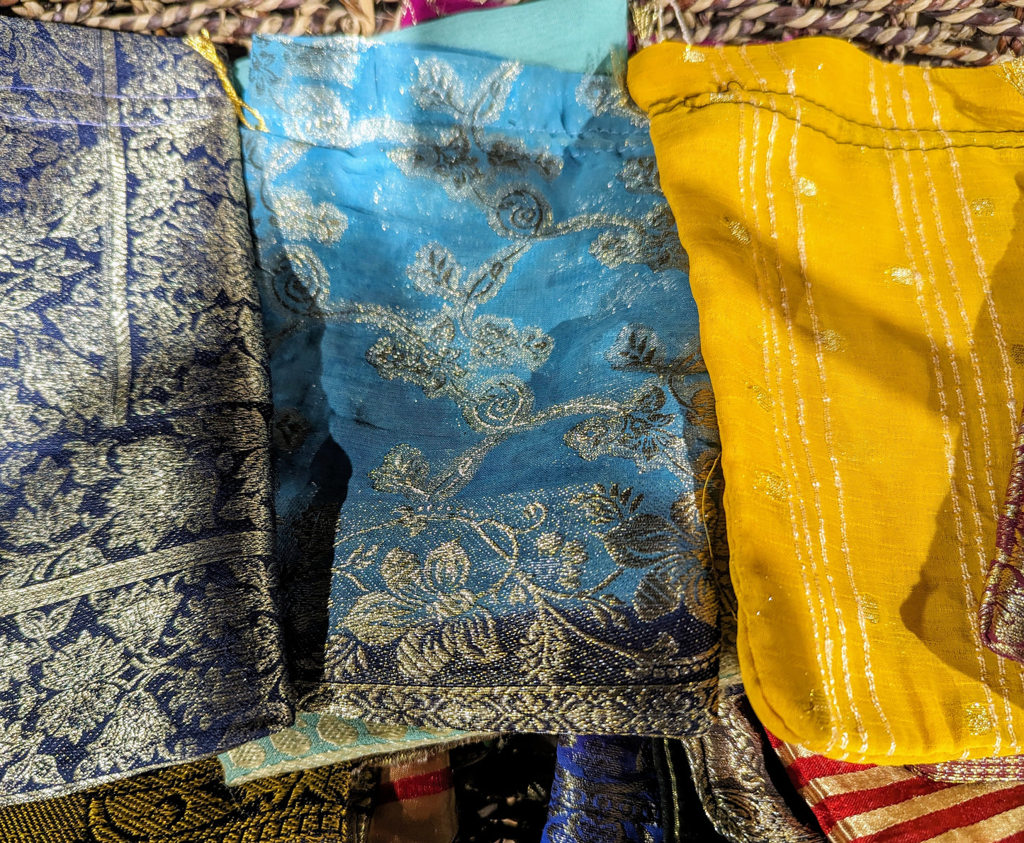 Sari Drawstring Bag