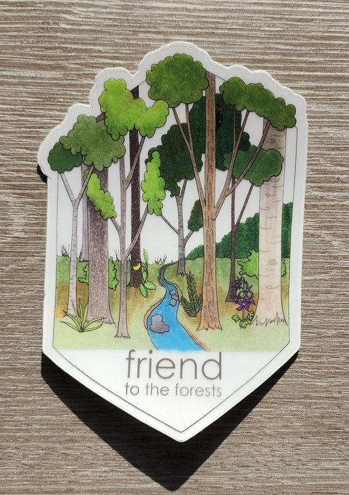 Friend to the Forests sticker 5"