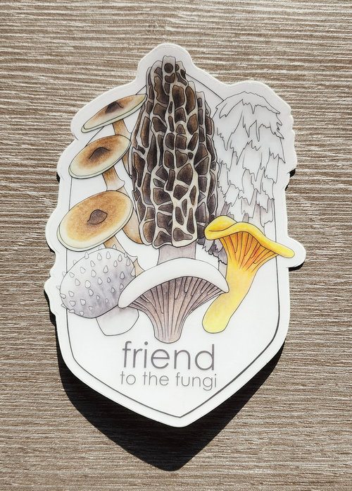 Friend to the Fungi Sticker