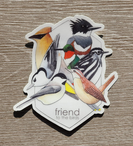 Friend to the Birds Sticker