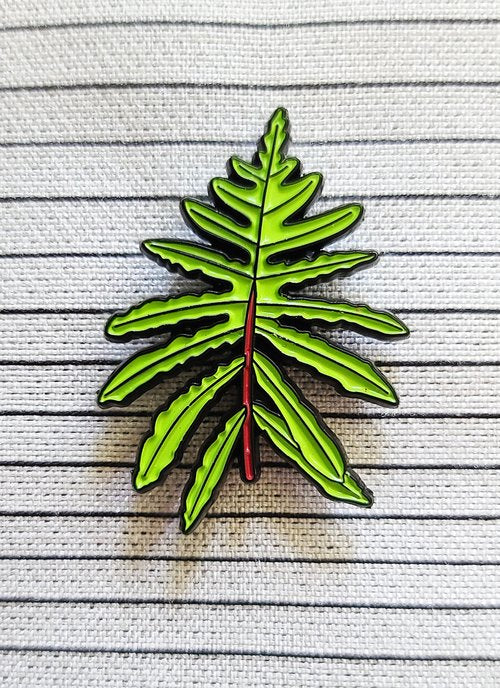 Sensitive Fern Enamel Pin