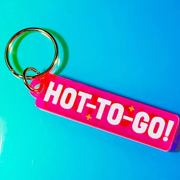 Hissin' Kitten Hot To Go Keychain