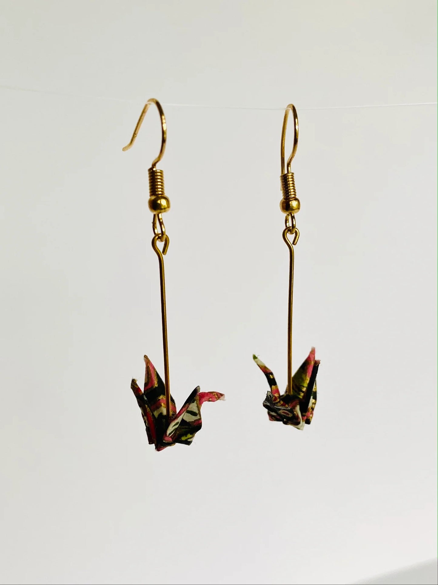 Origami Crane Earrings by Maya Joy in the World