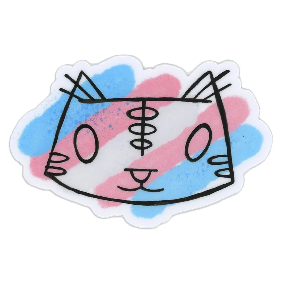 CA Rainbow Cat Stickers