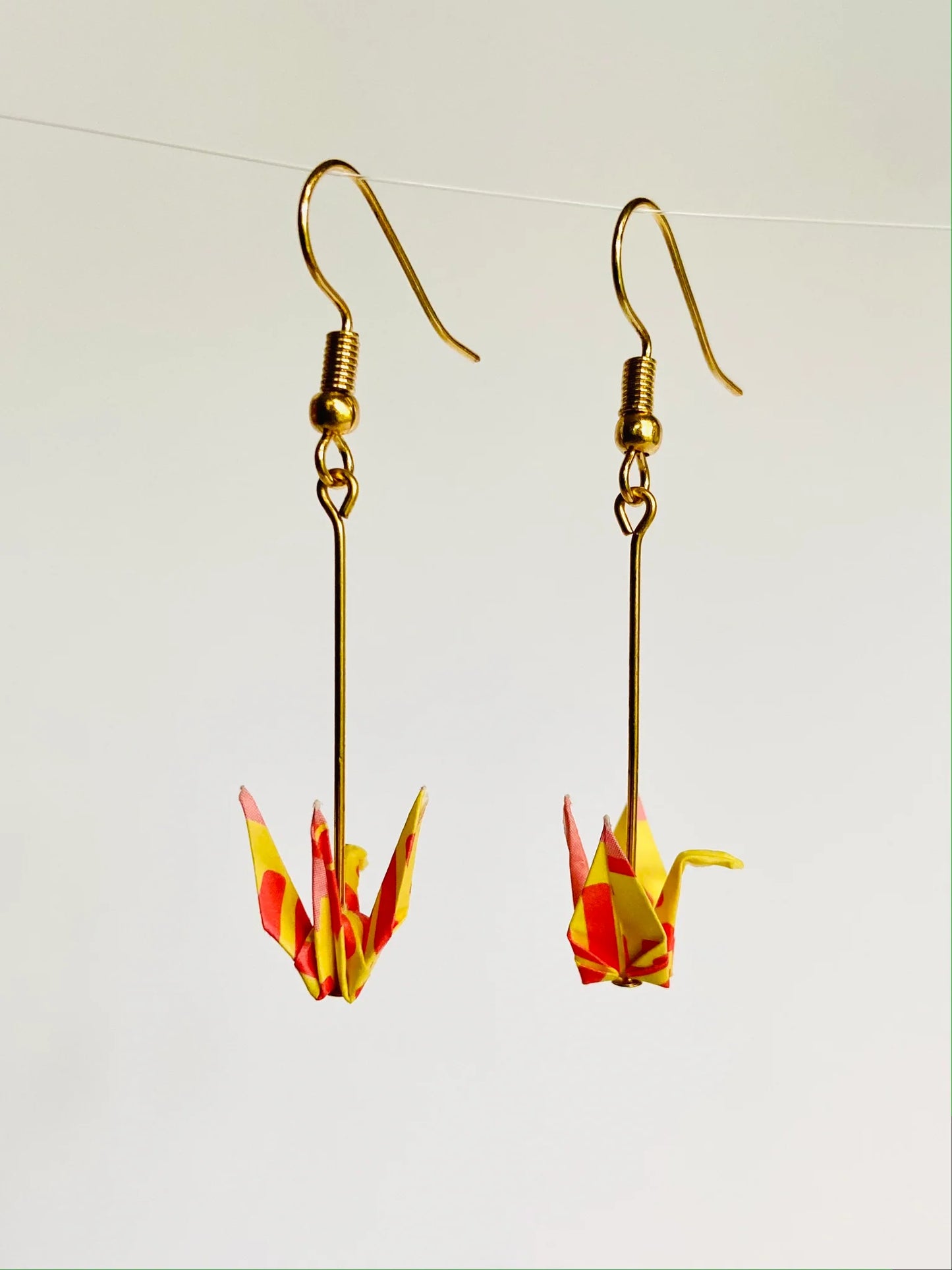 Origami Crane Earrings by Maya Joy in the World