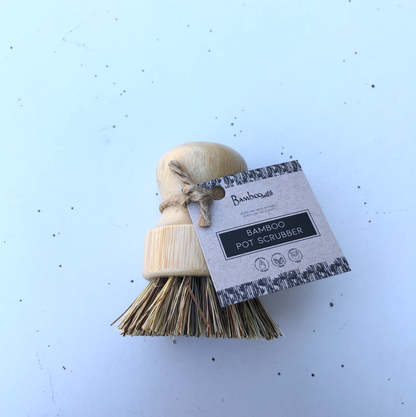 CC Bamboo Pot Scrubber | Kitchen Bestseller | Stocking Stuffer