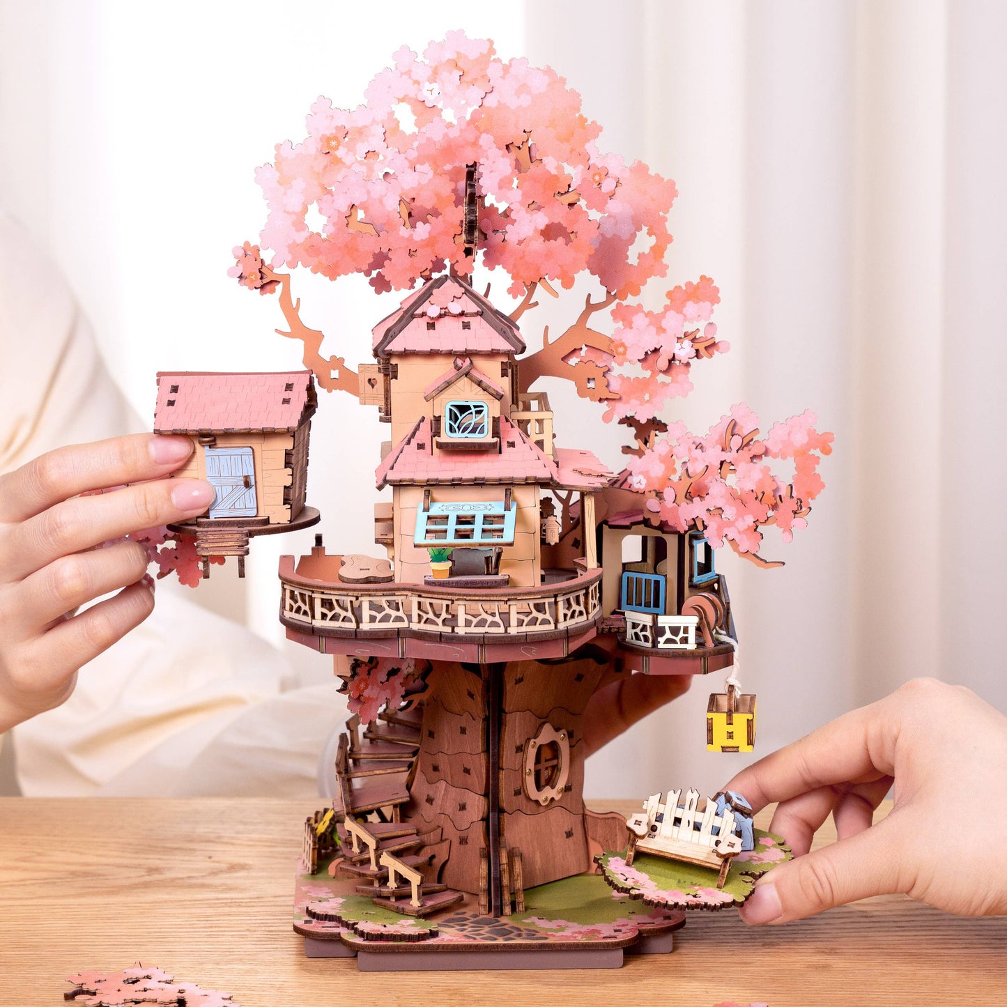 CC DIY Wooden Puzzle: Sakura Tree House