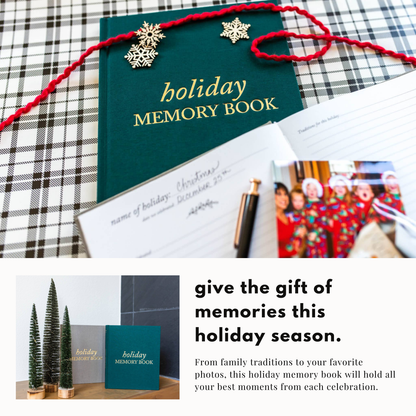 CC Holiday Memory Book & Family Keepsake | Christmas Gift