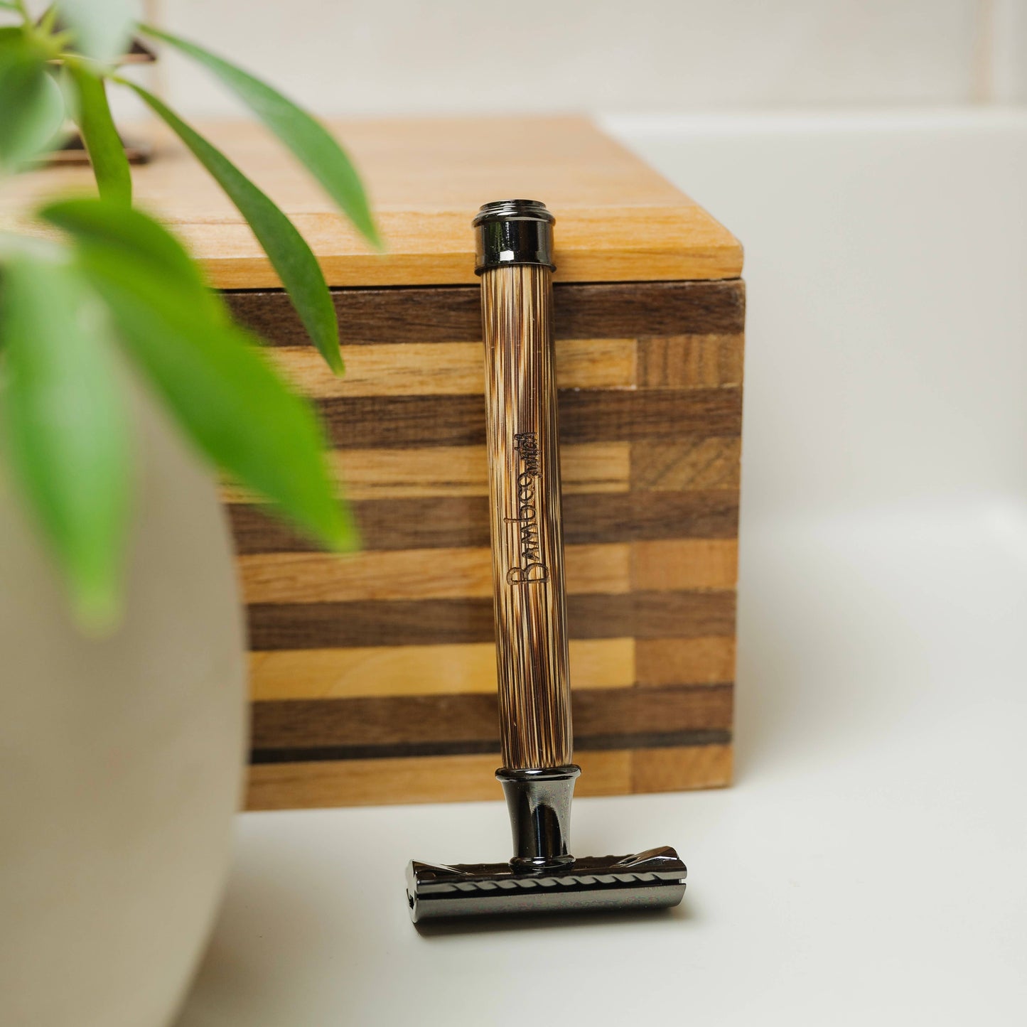 CC Bamboo Stainless Steel Safety Razor | Christmas Bestseller