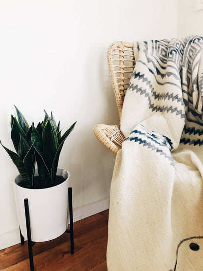 CC Achuar Blanket -Ash Grey | Fall Decor