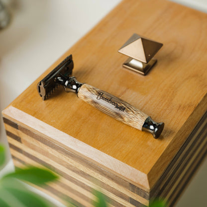 CC Bamboo Stainless Steel Safety Razor | Christmas Bestseller