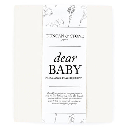 CC Dear Baby: A Pregnancy Prayer Journal & Memory Book for Moms