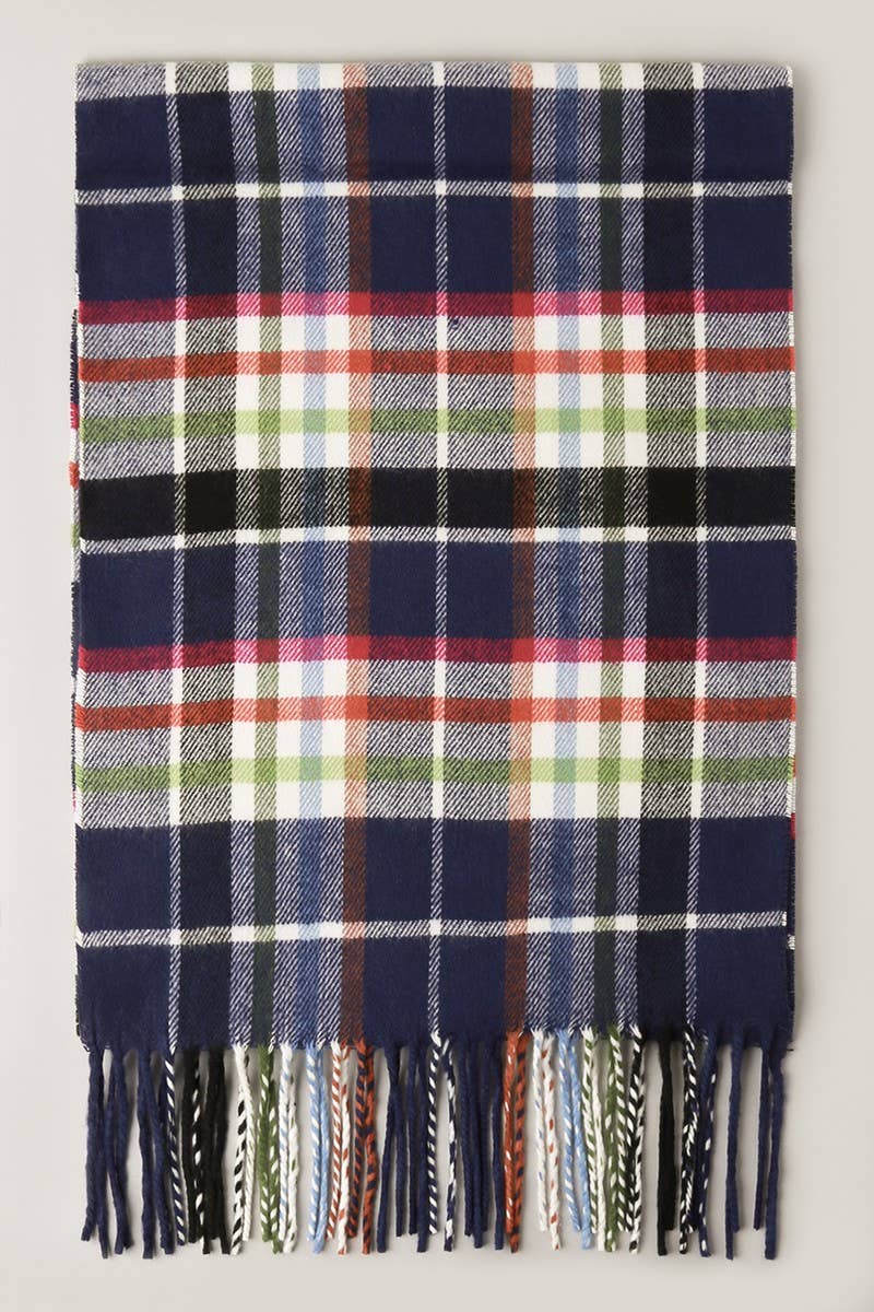 CC Giant Check Cashmere Feel Muffler Scarf