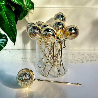 CC Gold Stainless Steel Tea Strainer | Infuser | Bestseller