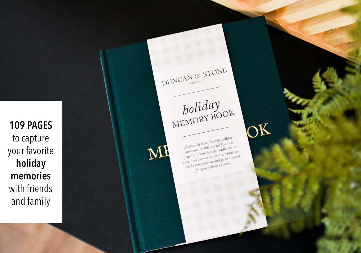 CC Holiday Memory Book & Family Keepsake | Christmas Gift
