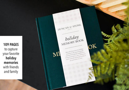 CC Holiday Memory Book & Family Keepsake | Christmas Gift