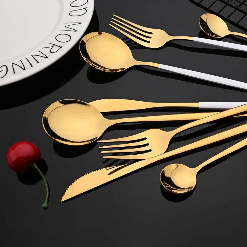 CC 16-pc Stainless Steel Cutlery Set | Flatware | Silverware