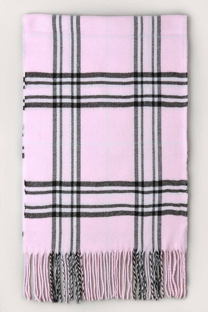 CC Giant Check Cashmere Feel Muffler Scarf