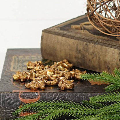 CC Polyresin Golden Snowflake Ornament 4.5"