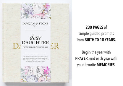 CC Dear Daughter Childhood Keepsake Book | Mother's Day Gift