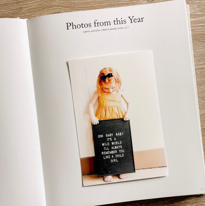 CC Dear Daughter Childhood Keepsake Book | Mother's Day Gift