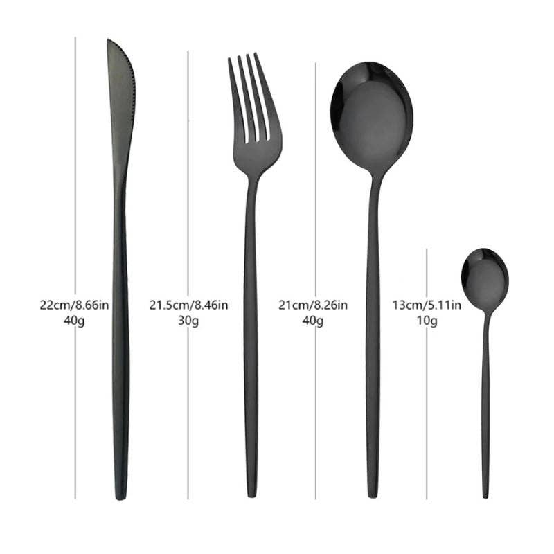 CC 16-pc Stainless Steel Cutlery Set | Flatware | Silverware