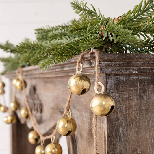 CC Brass Jingle Bell Garland (Pk/04)