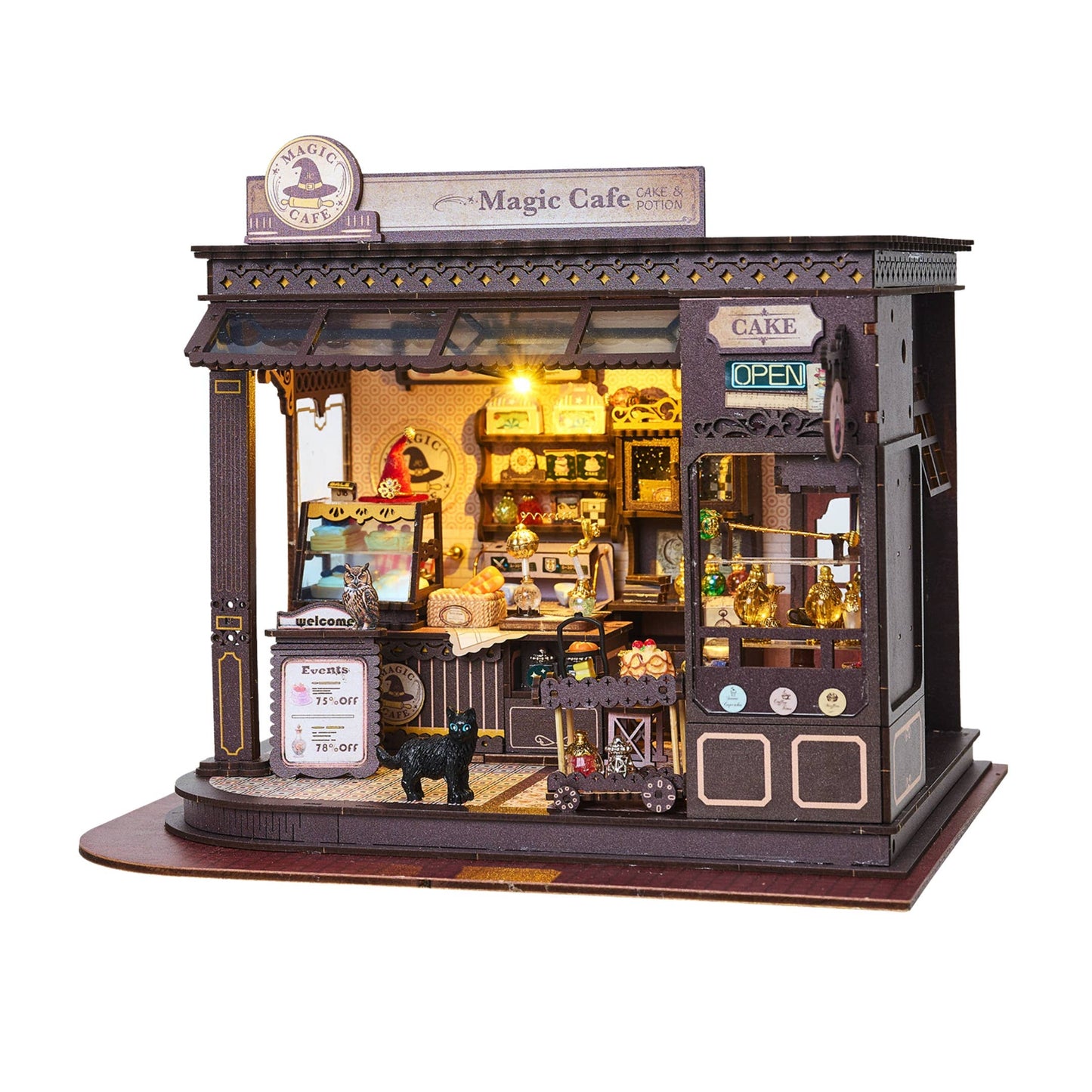 CC DIY Miniature House Kit: Magic Café