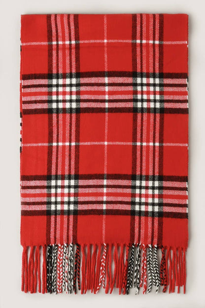 CC Giant Check Cashmere Feel Muffler Scarf