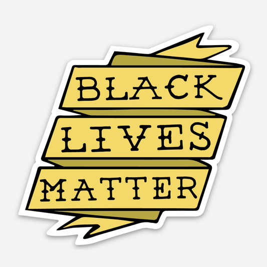 Black Lives Matter Banner Sticker