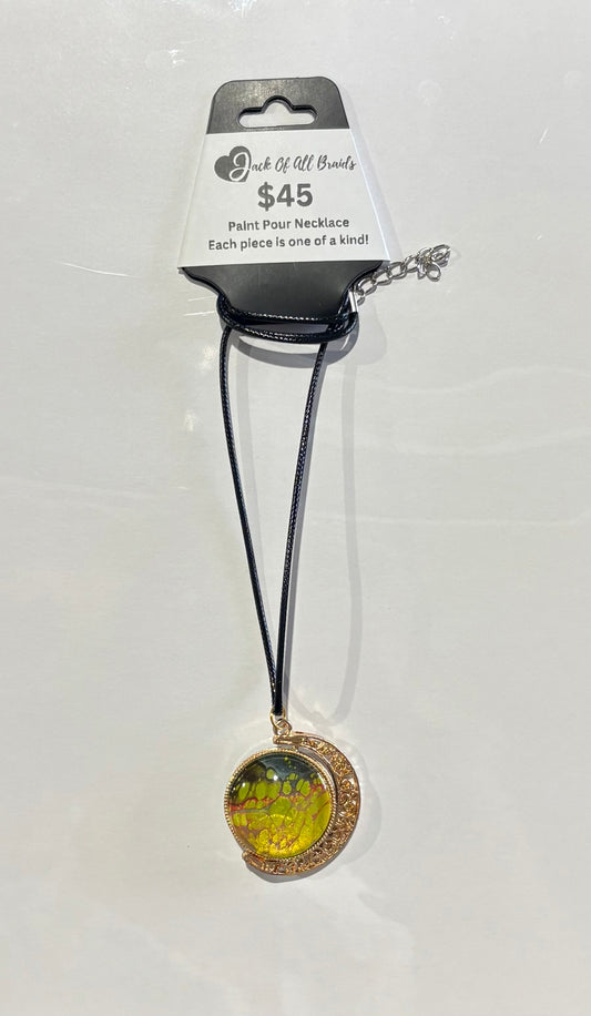 JOAB Paint Pour Necklace Large
