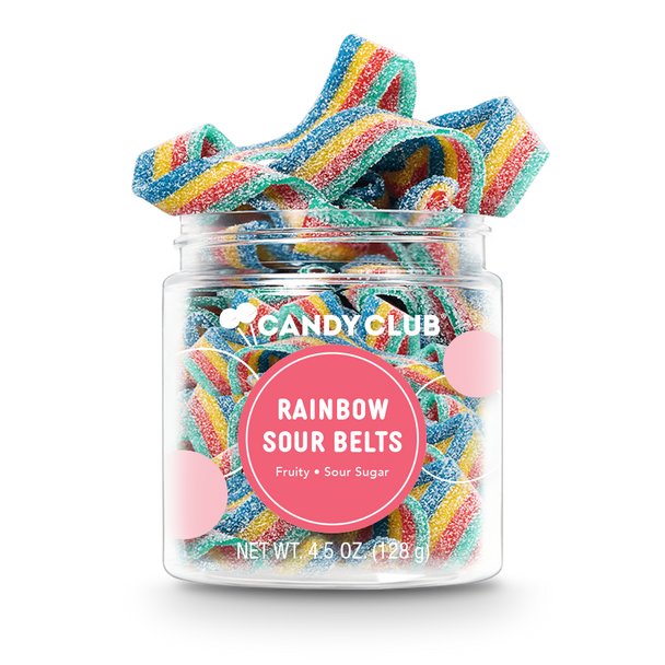 Sour Rainbow Belts ~ Candy Club