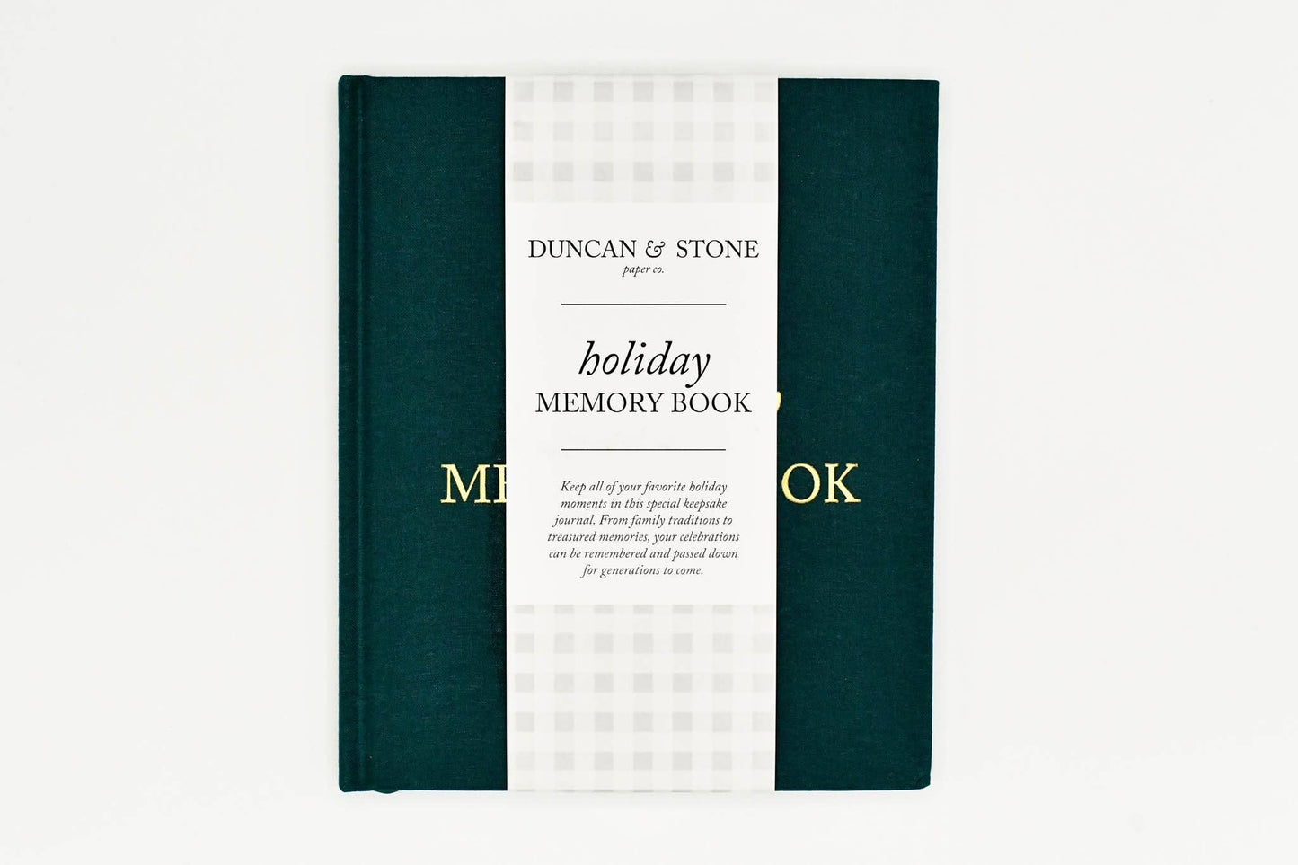 CC Holiday Memory Book & Family Keepsake | Christmas Gift