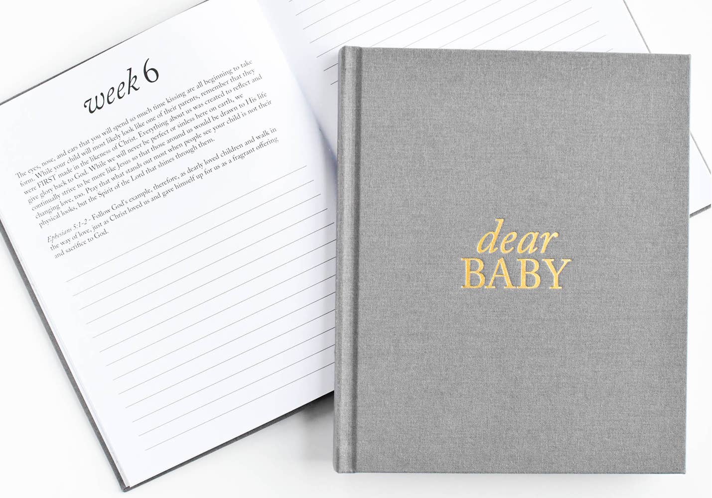 CC Dear Baby: A Pregnancy Prayer Journal & Memory Book for Moms