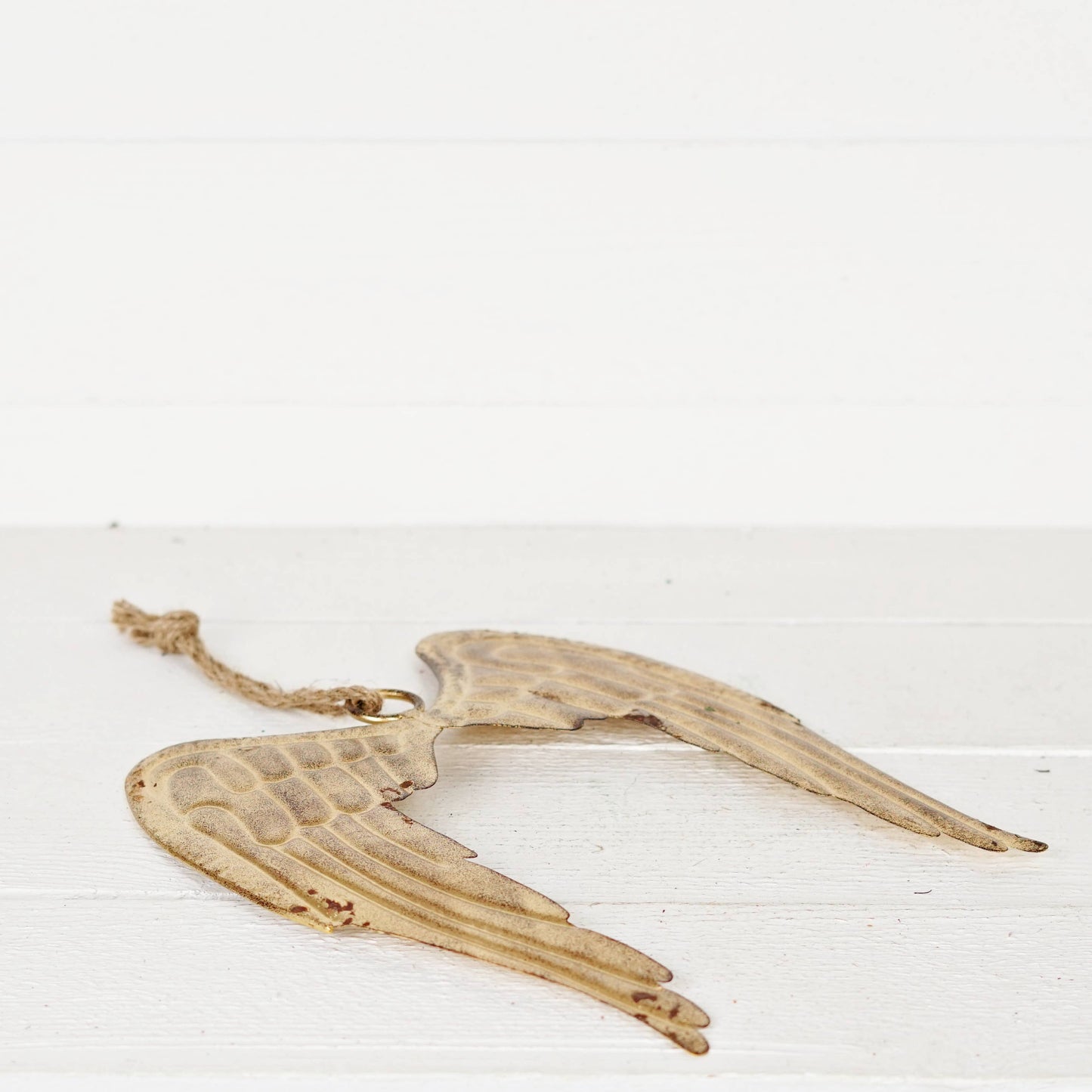 CC Distressed Metal Angel Wings-11Lx13W-Antique Gold-0/