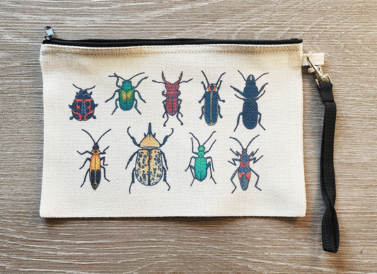 Insect Zipper Pouch Bag