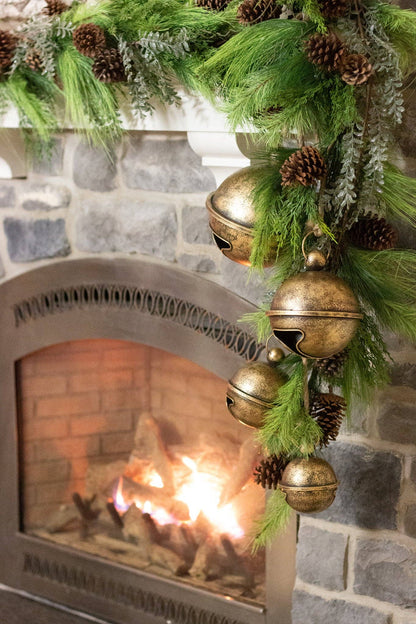 CC Hanging Jingle Bells, Antique Gold (PC)