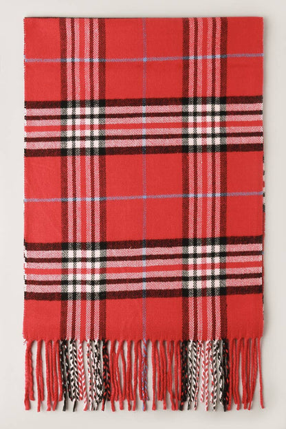 CC Giant Check Cashmere Feel Muffler Scarf