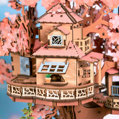 CC DIY Wooden Puzzle: Sakura Tree House