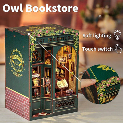 CC DIY Book Nook Kit: Owl Bookstore