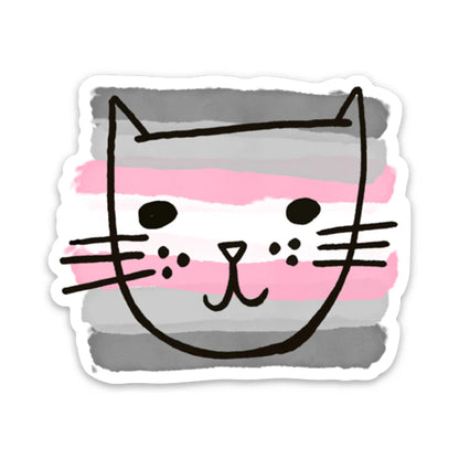 CA Rainbow Cat Stickers