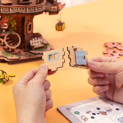 CC DIY Wooden Puzzle: Sakura Tree House