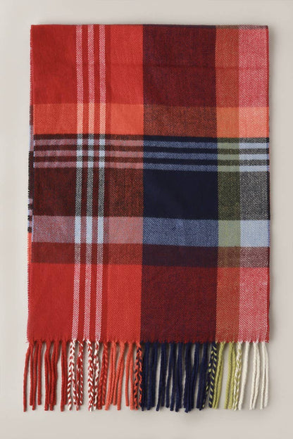 CC Giant Check Cashmere Feel Muffler Scarf